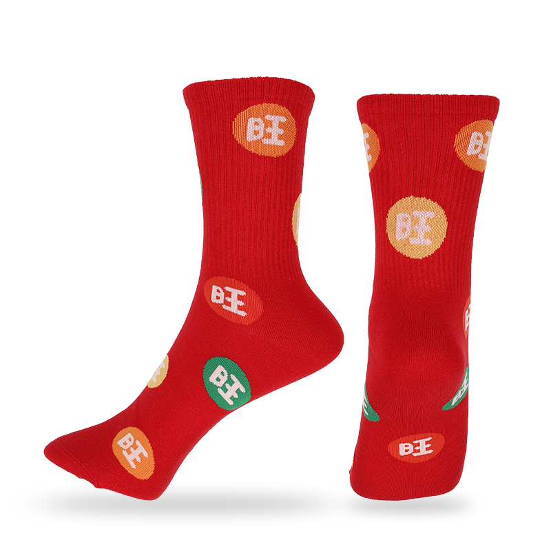 批發(fā)或訂制優(yōu)質(zhì)全棉中國風(fēng)中國新年時尚女士統(tǒng)襪禮盒包裝
